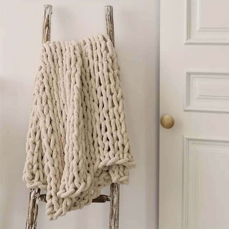 Knot & Nest Chenille Throw Throw