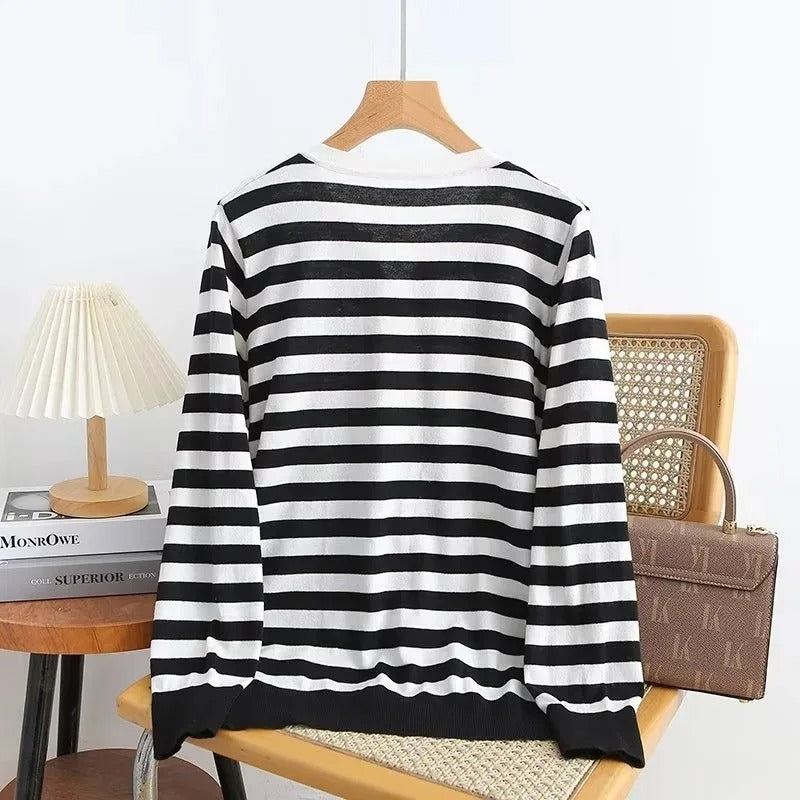 Olivia's Elegant Long Sleeve V Neck - Sydney Thomas