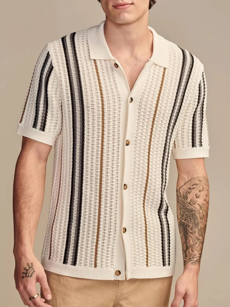 Marbella Knit Button-Up