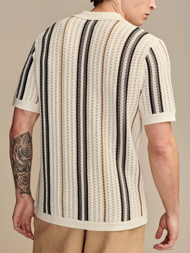 Marbella Knit Button-Up