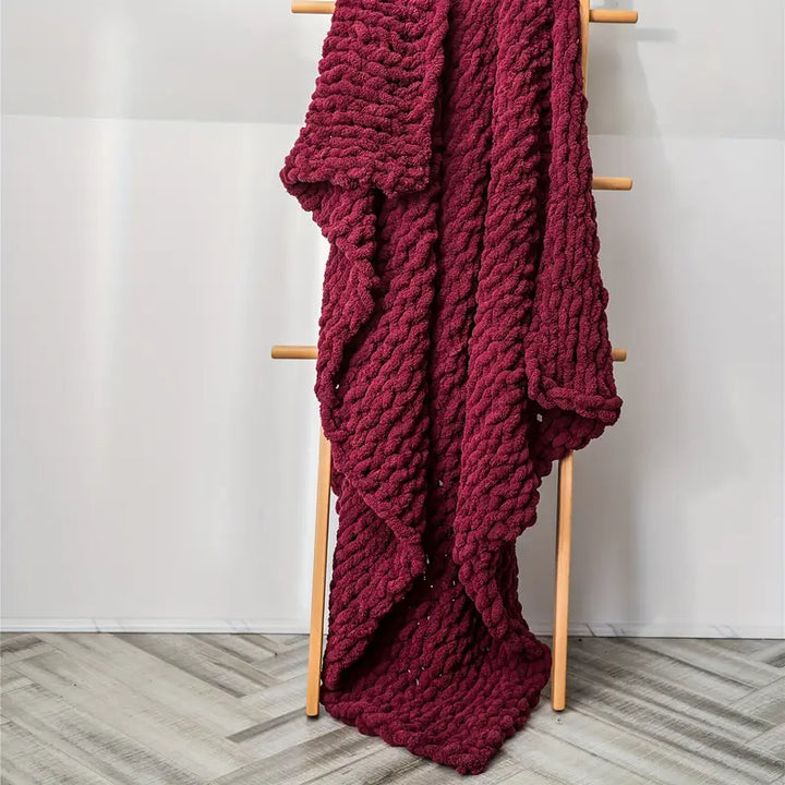 Knot & Nest Chenille Throw Throw