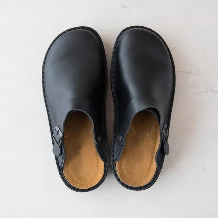 Greer Leather Slippers