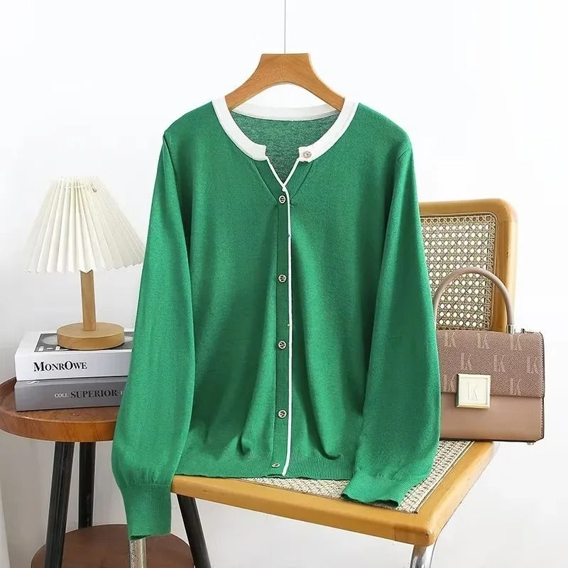 Olivia's Elegant Long Sleeve V Neck - Sydney Thomas