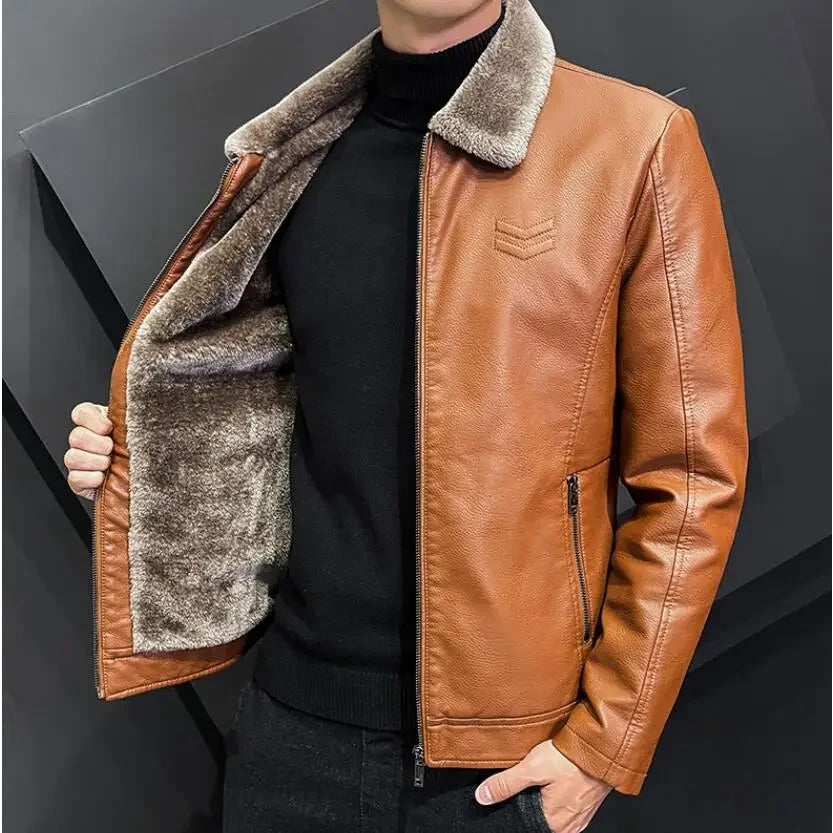 Valencia Leather Bomber - Sydney Thomas