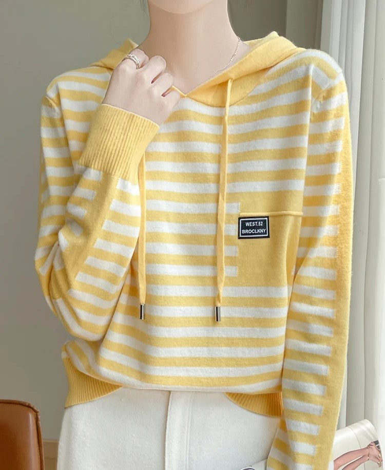 Olivia's Elegant Long Sleeve Hoodie