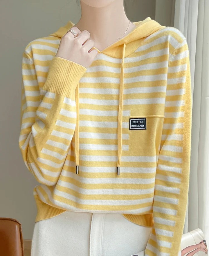 Olivia's Elegant Long Sleeve Hoodie