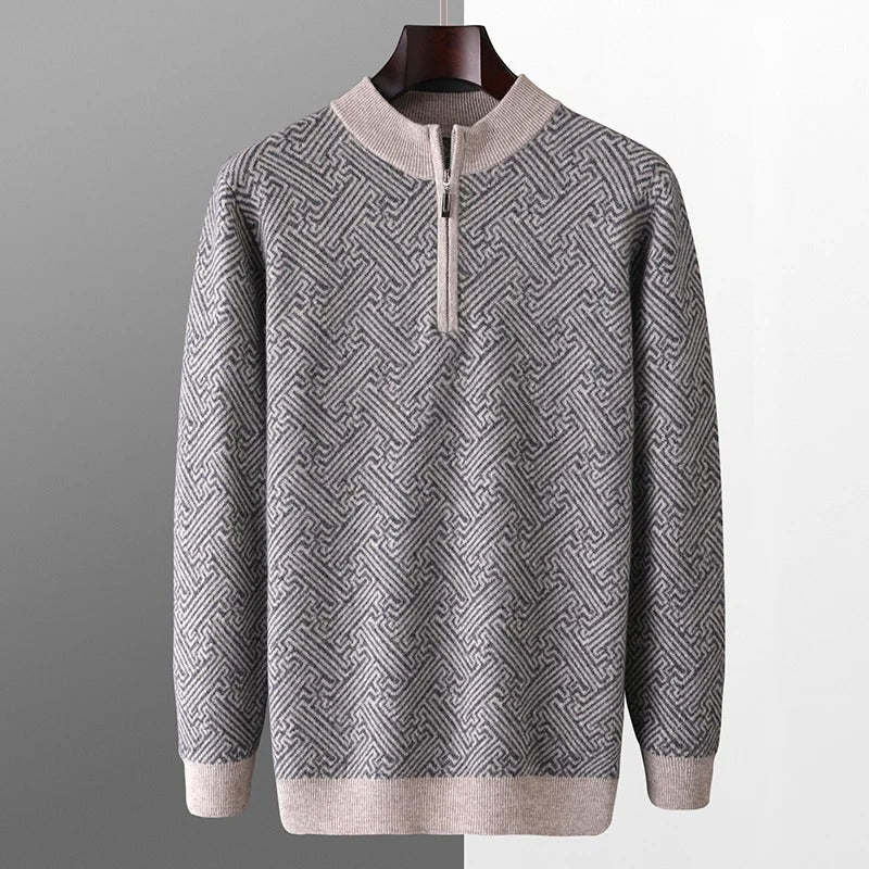 Devonshire Merino Half-Zip