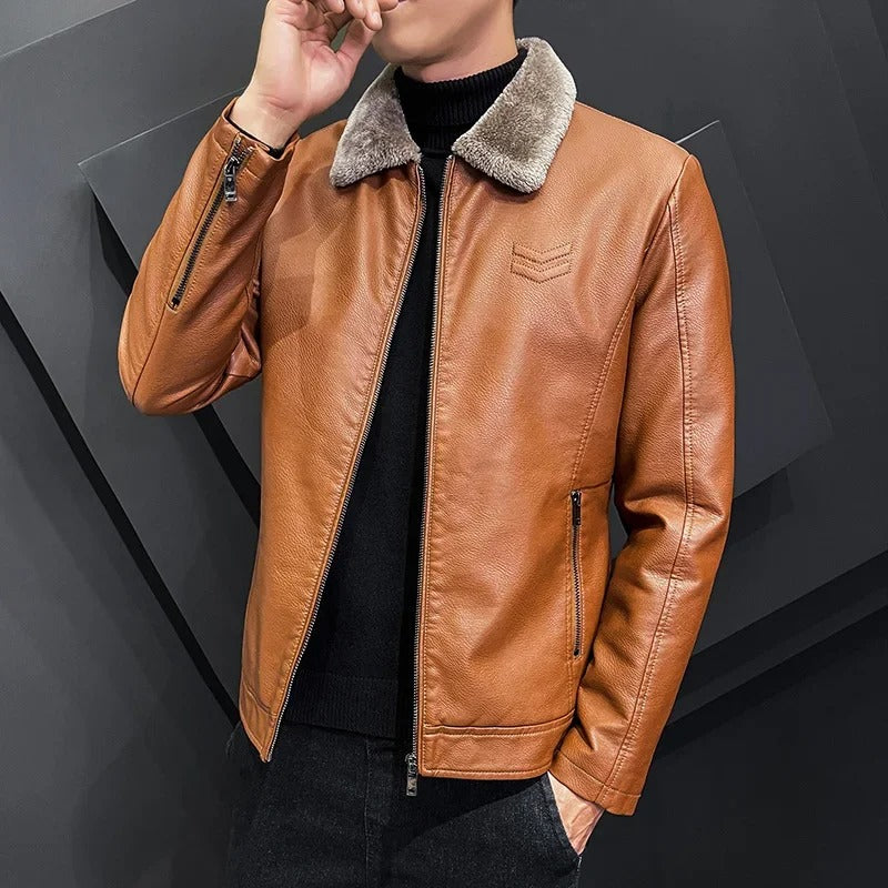 Valencia Leather Bomber - Sydney Thomas