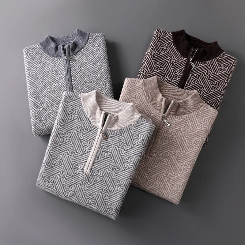 Devonshire Merino Half-Zip