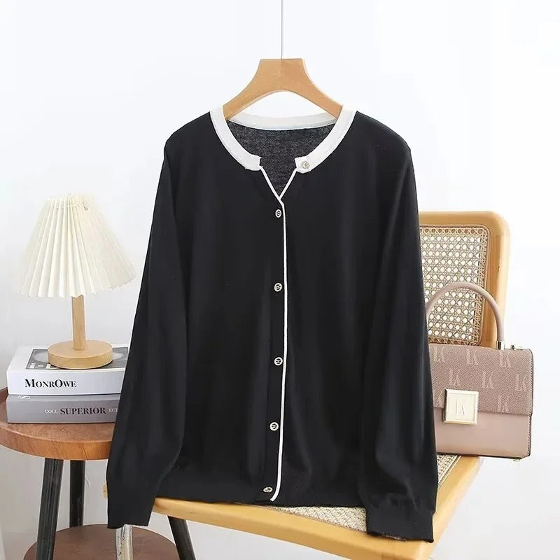 Olivia's Elegant Long Sleeve V Neck - Sydney Thomas