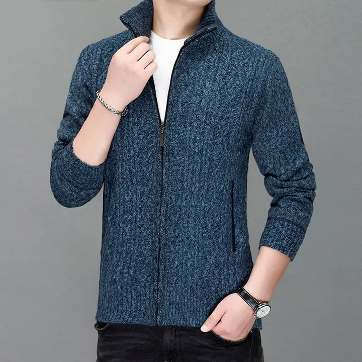 Harrington Wool Knit Zip