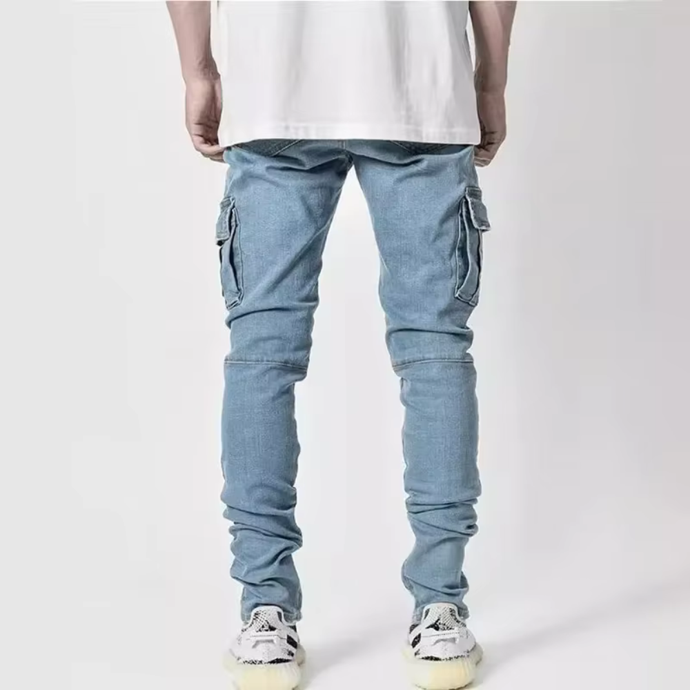 Leander Denim Cargo Jeans