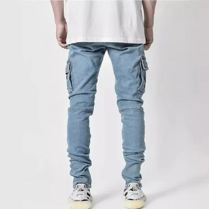 Leander Denim Cargo Jeans