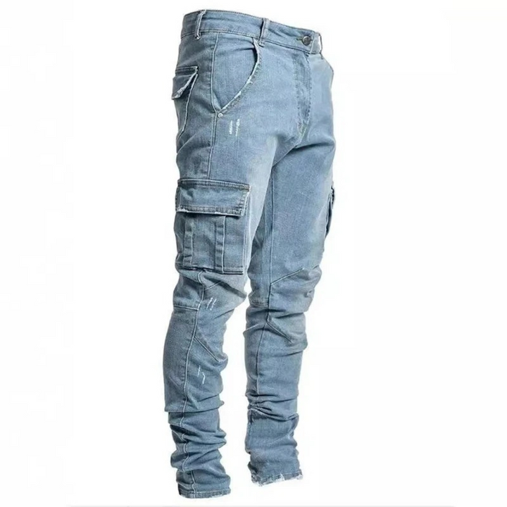 Leander Denim Cargo Jeans