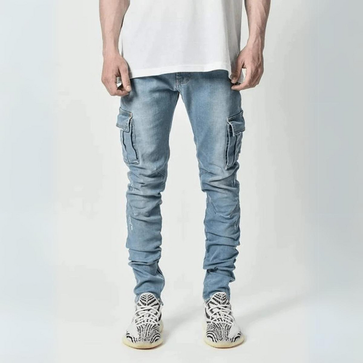 Leander Denim Cargo Jeans